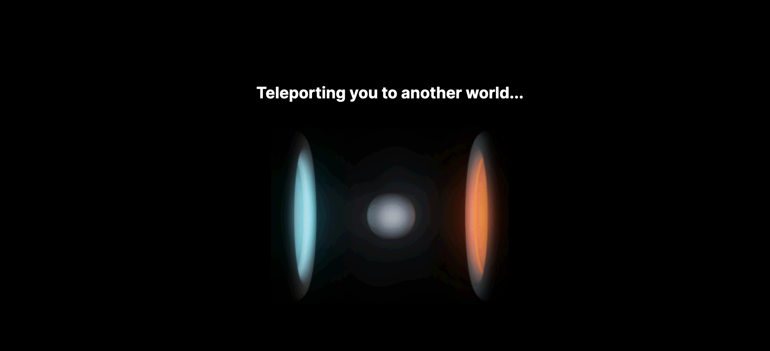 Places Menu - Teleport Animation