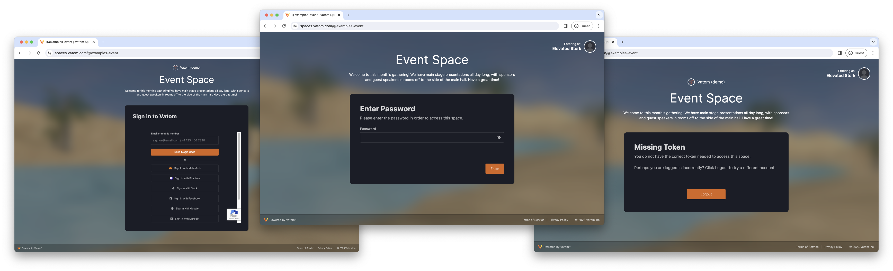 Vatom Spaces Overview