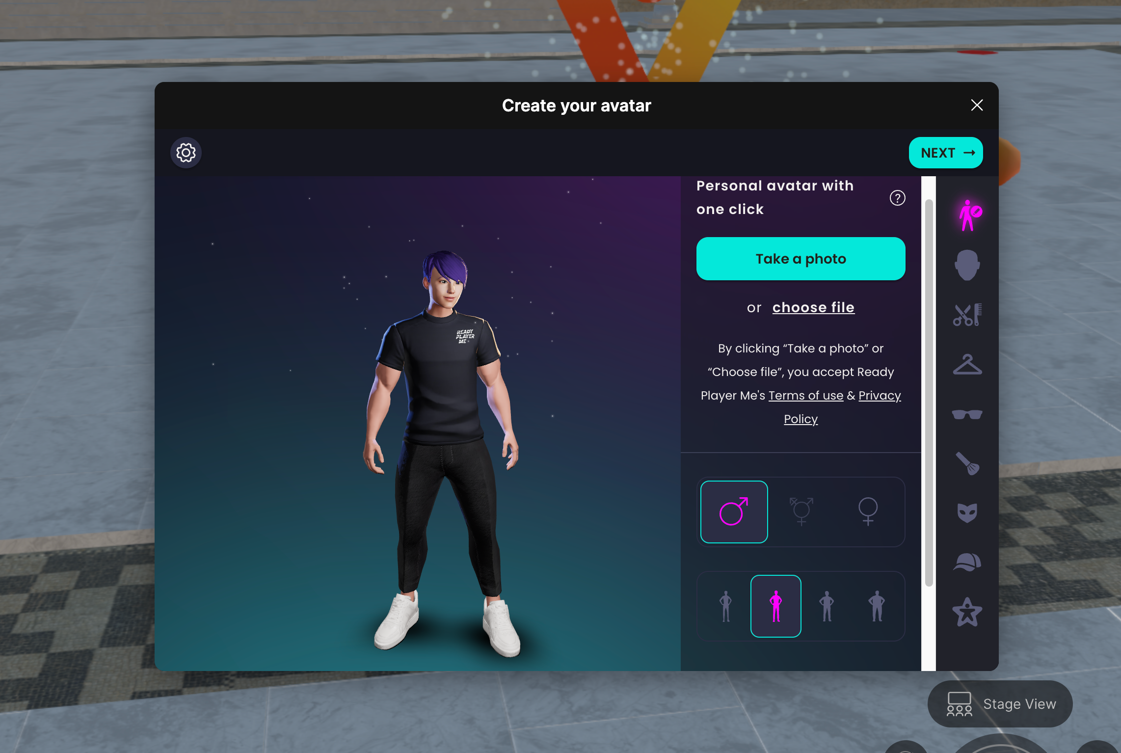 Ready Player Me Body Shapes 2