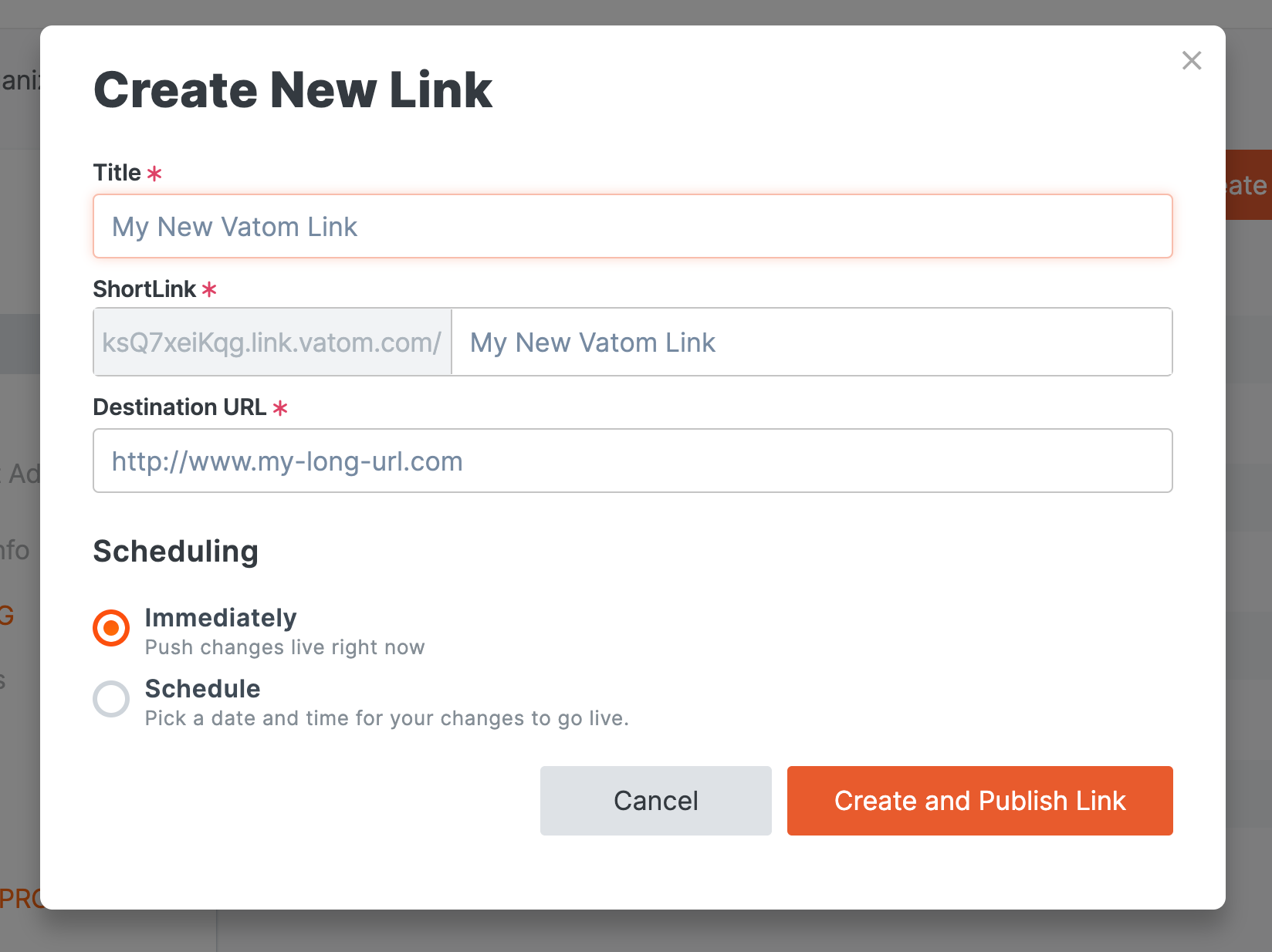 Create Shortlink 2